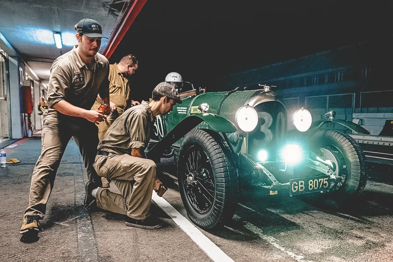 The spirit of the "Bentley Boys" at Portimão